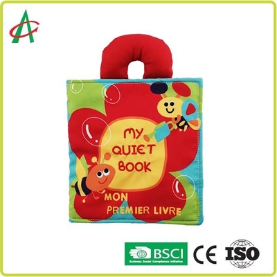 ISO BSCI Family Early Education Book 3D Cloth Book پارچه پلی استر