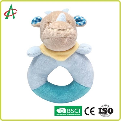 اسباب بازی مخمل خواب دار OEM Shaky Baby Rattle، Angelber Hippopotamus