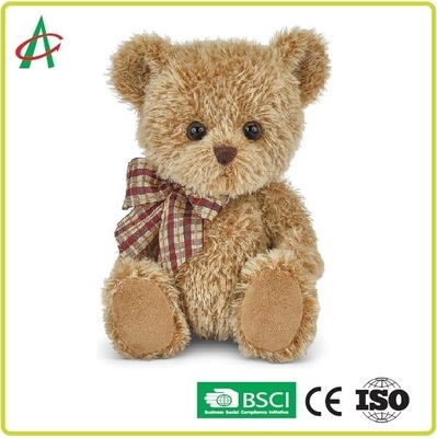 10.5 &quot;X 7&quot; Shaggy Brown Plush Teddy Bear برای هدیه ولنتاین