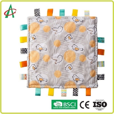 3.2 پوند Newborn Comforter اسباب بازی پتو برچسب چاپی 12x12 اینچ