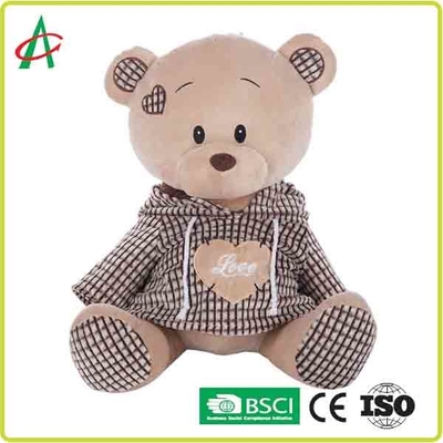 12 اینچ خرس عروسکی خرس ، خرس مخمل خواب دار نرم ISO9001