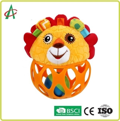 Food Grade L14cm Baby Plush Rattle آموزش حرکت خوب