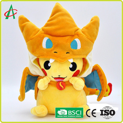CPSIA Super Soft PP Cotton Fillled Pikachu Figures Action