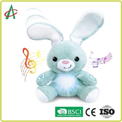 Peek A Boo Musical Plush Toys ، آواز اسباب بازی های نرم 11x7.5x6.5 ”