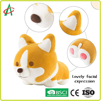 ODM Shiba Inu Stuffed Toy، EN71-1-2-3 Cute Corgi Plush بالش