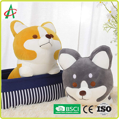 ODM Shiba Inu Stuffed Toy، EN71-1-2-3 Cute Corgi Plush بالش