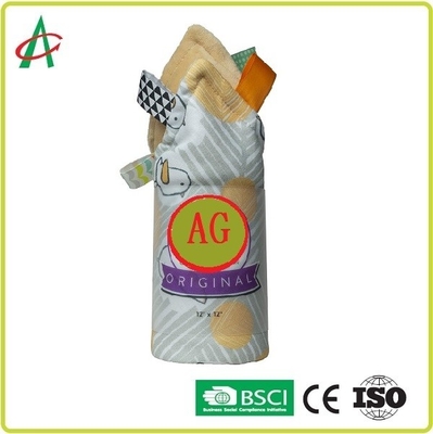 3.2 پوند Newborn Comforter اسباب بازی پتو برچسب چاپی 12x12 اینچ