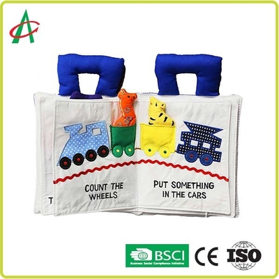 کتابهای نرم افزاری 20x26cm پیش دبستانی برای نوزادان ، حس بینایی و شنیداری را تحریک می کنند