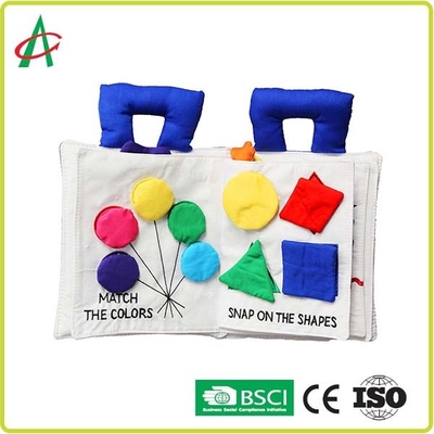کتابهای نرم افزاری 20x26cm پیش دبستانی برای نوزادان ، حس بینایی و شنیداری را تحریک می کنند