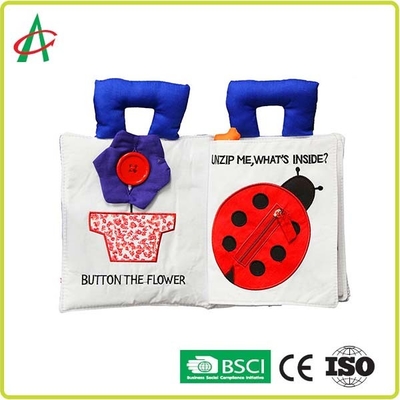 کتابهای نرم افزاری 20x26cm پیش دبستانی برای نوزادان ، حس بینایی و شنیداری را تحریک می کنند