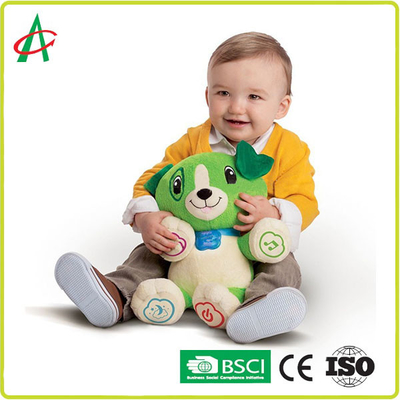 حیوانات پر شده موزیکال هوشمند EN71 برای نوزادان 8 اینچ 12 اینچ