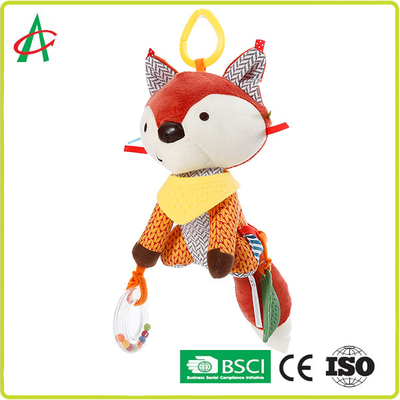 25 سانتی متر Baby Plush Rattle Cute Fox Music EN71 Standard