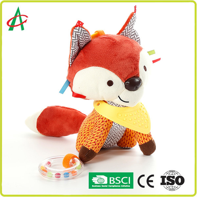 25 سانتی متر Baby Plush Rattle Cute Fox Music EN71 Standard