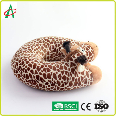 کارتون ناز زرافه بالش گردن Angelber 30cm U شکل برای سفر