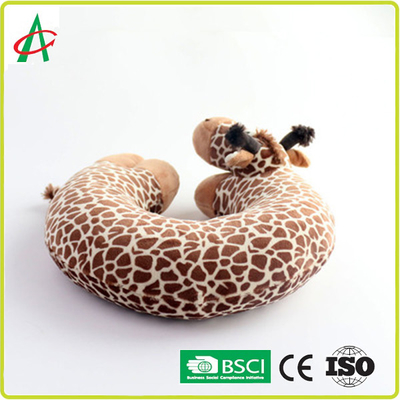 کارتون ناز زرافه بالش گردن Angelber 30cm U شکل برای سفر