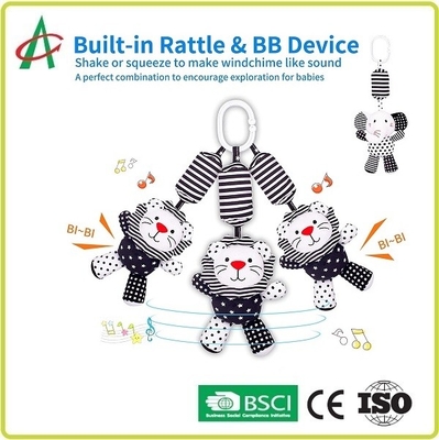 اسباب بازی های معلق Rattle 19CM ، اسباب بازی های کالسکه OEM برای کودک