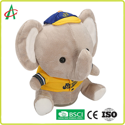 اسباب بازی های مخمل خواب دار 20 سانتی متری ، CPSIA Peek A Boo Singing Elephant