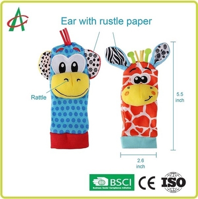 3.36 Ounces Baby Plush Rattle، ASTM Foot And Wrist Rattles