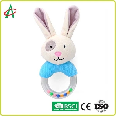 گواهی خرگوش 21x8.5 سانتی متر Baby Plush Rattle 100 polyester CE