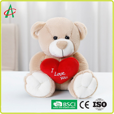 Angelber 33cm Teddy Bear Hugging A Heart Super Soft 100 Material Safe