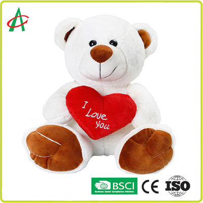 Angelber 33cm Teddy Bear Hugging A Heart Super Soft 100 Material Safe