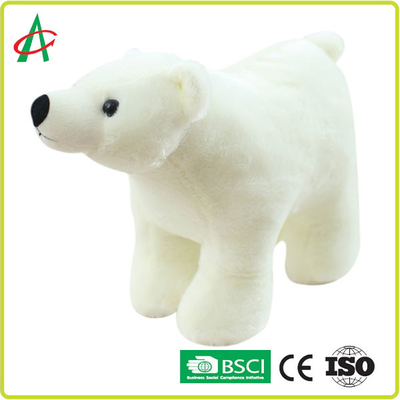اسباب بازی های پر شده با آغوش 12 اینچ ، حیوان پر شده SNAS Polar Bear