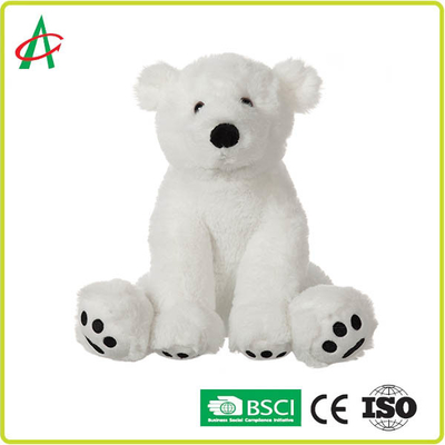اسباب بازی های پر شده با آغوش 12 اینچ ، حیوان پر شده SNAS Polar Bear