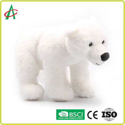 اسباب بازی های پر شده با آغوش 12 اینچ ، حیوان پر شده SNAS Polar Bear