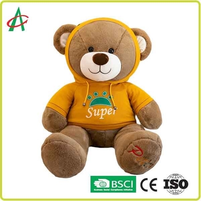 دوخت تقویت شده خرس عروسکی عروسکی 30 سانتی متری با هودی