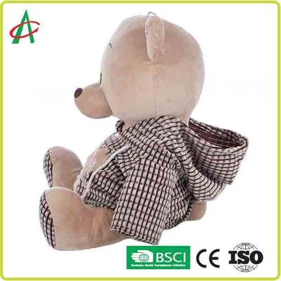 12 اینچ خرس عروسکی خرس ، خرس مخمل خواب دار نرم ISO9001