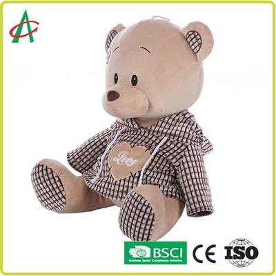 12 اینچ خرس عروسکی خرس ، خرس مخمل خواب دار نرم ISO9001