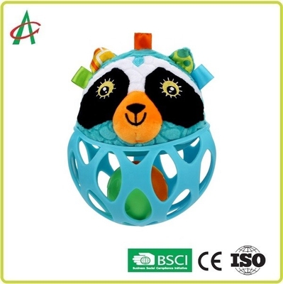 Food Grade L14cm Baby Plush Rattle آموزش حرکت خوب