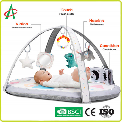 تشک Angelber CPSC نوزاد تازه متولد شده با گودال توپی و کتاب پارچه ای