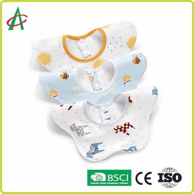BPA Free Newborn Baby Bibs راحت پنبه 360 درجه چرخش