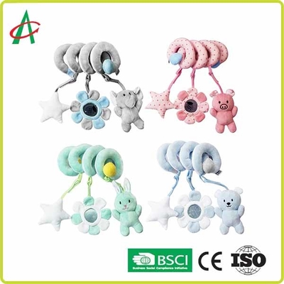 اسباب بازی کالسکه مارپیچی 20 سانتی متری تازه متولد شده با صدای جغجغه و BB سرکی