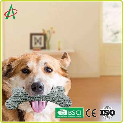 ISO9001 حیوان خانگی مخمل خواب دار اسب استخوان به شکل 15 سانتی متر * 5.5 سانتی متر با ساکر