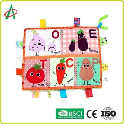 BSCI 29.7x21cm Baby Comforter Toy فوق العاده نرم مخمل خواب دار میوه و حیوانات