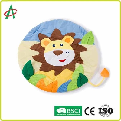 تشکهای قابل شستشو Round Lions Plush Baby Newborn Tummy Time Gym