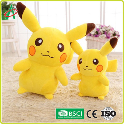 کارتون ناز عروسک Pikachu مخمل خواب دار اسباب بازی kabi عروسک بالش حیوانات