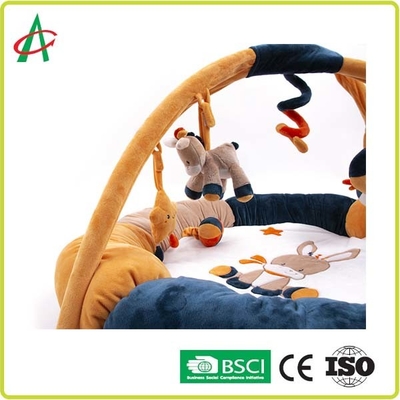 پارچه AZO Free bOA پارچه حصیری کودک با مینی مخمل خواب دار اسباب بازی حیوانات