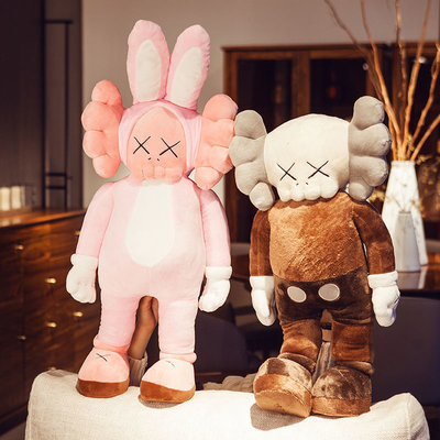 بالش های اسباب بازی مخملی BFF Kaws قابل شستشو به عنوان هدیه تعطیلات