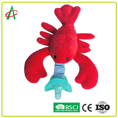 گیره پستانک مخمل دار پستانک اسباب بازی دارای گواهینامه CE/BSCI