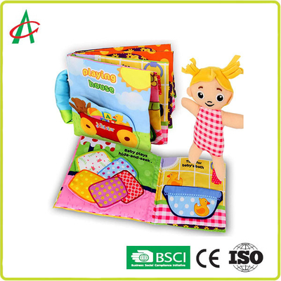 BSCI Polyester 9 Sensory Items Activity Books for Infant