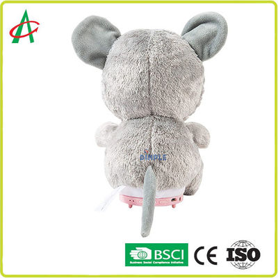 ماوس موزیکال غیر سمی CE 8 اینچ حیوان پر شده با بلندگوی بی سیم